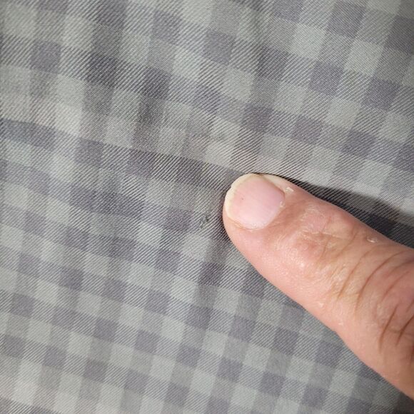 MEN Under Armour Logo Gingham Gray Check Golf Polyester Shorts Stretchy Sz 32 - Picture 8 of 12